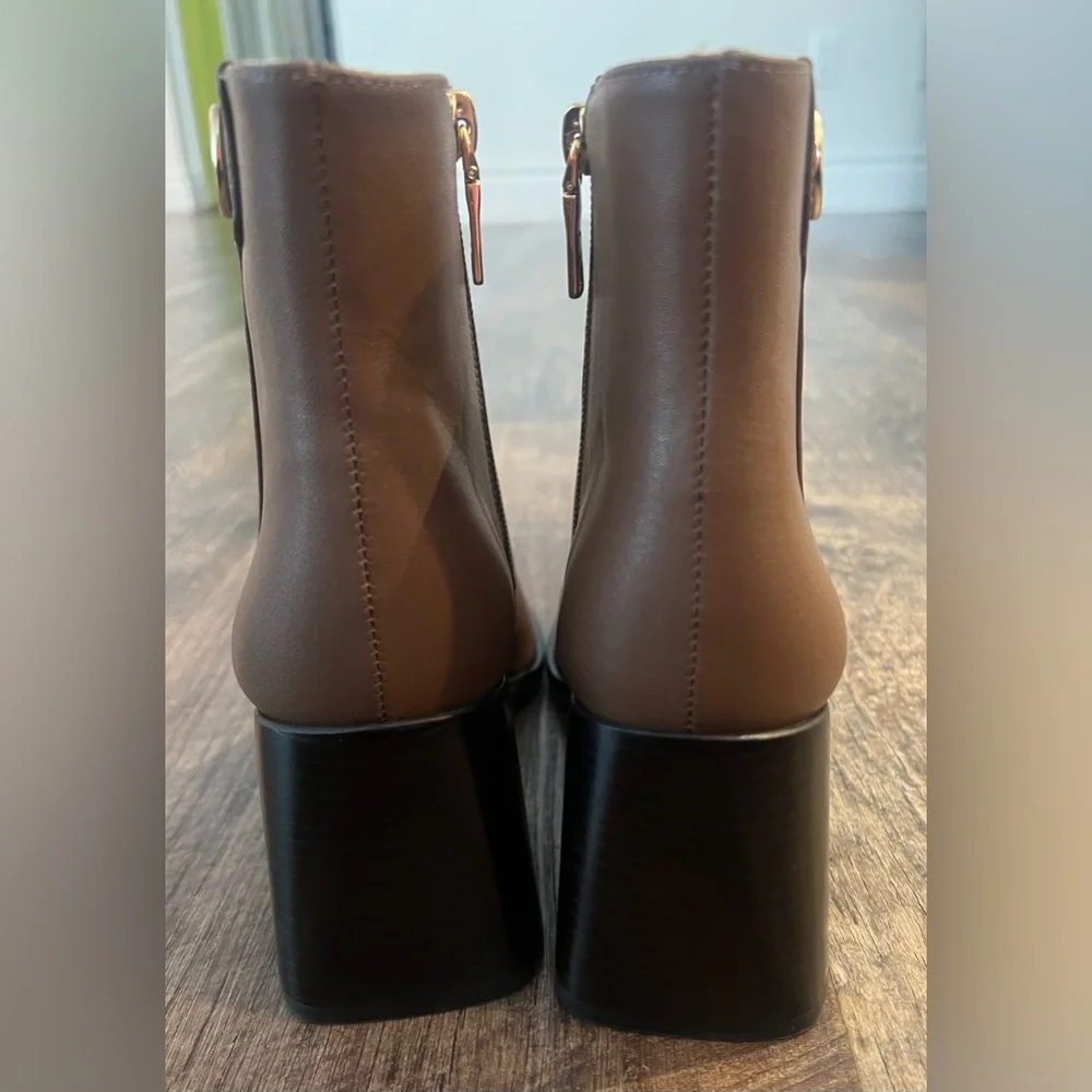 Coach Tan Ankle Booties - Picture 3 of 5